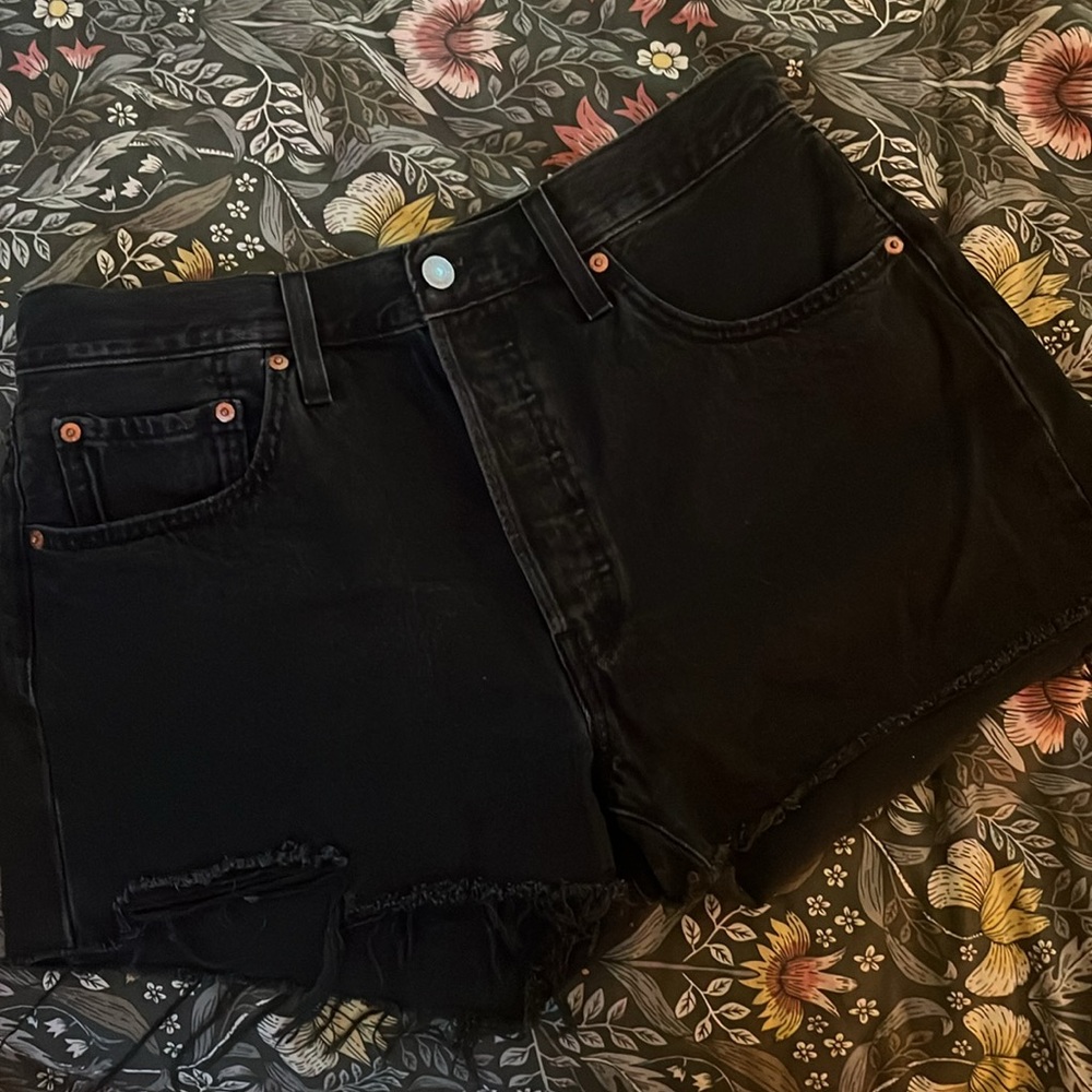 Levi’s 501 Black Denim Shorts